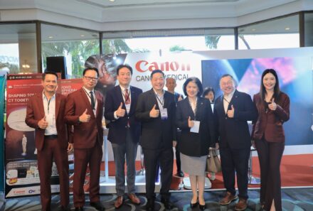 งาน RCRT-RST 2026 กับภาพบรรยากาศภายในบูทของ CMC Biotech Co., Ltd. และ Canon Medical